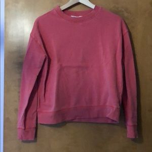 Crew Neck Cropped Hoodie